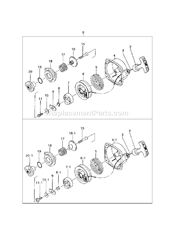 Page I Diagram and Parts List for AST-7000S  Tanaka Trimmer