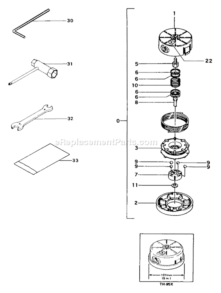 Page I Diagram and Parts List for AST-7000  Tanaka Trimmer