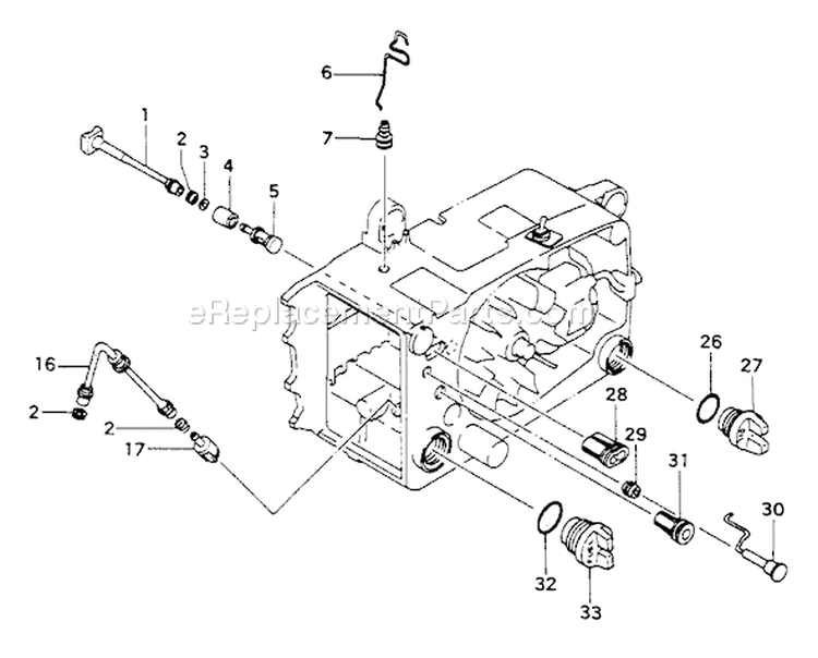 Page F Diagram and Parts List for ECS-320  Tanaka Chainsaw