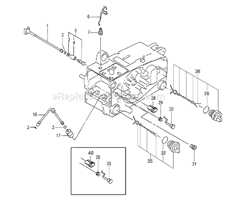Page I Diagram and Parts List for ECS-3301B  Tanaka Chainsaw