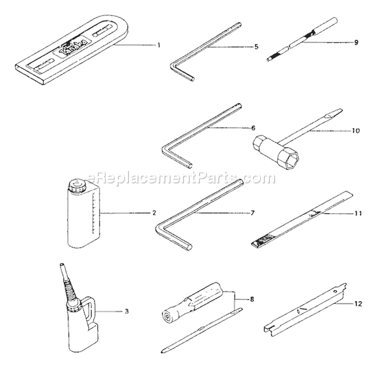 Page I Diagram and Parts List for ECS-655  Tanaka Chainsaw