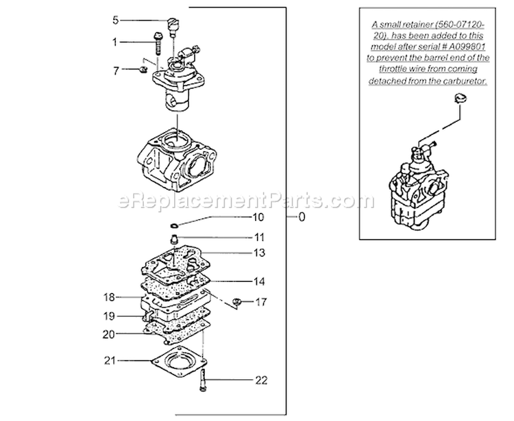 Page A Diagram and Parts List for HTD-2520PF  Tanaka Hedge Trimmer