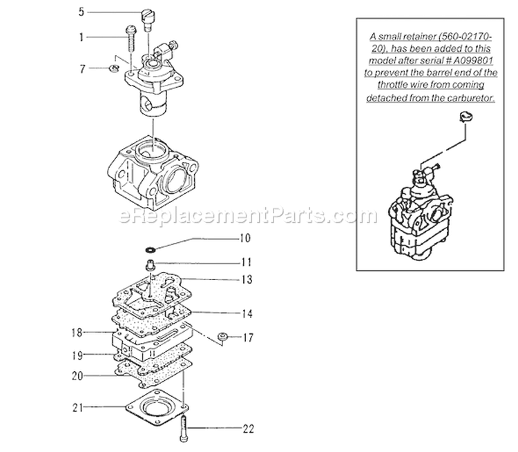 Page A Diagram and Parts List for HTD-2530PF  Tanaka Hedge Trimmer