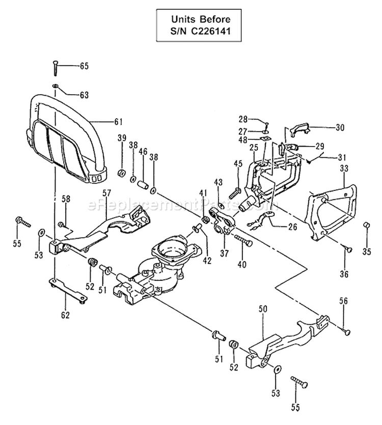 Page I Diagram and Parts List for HTD-2530PF  Tanaka Hedge Trimmer