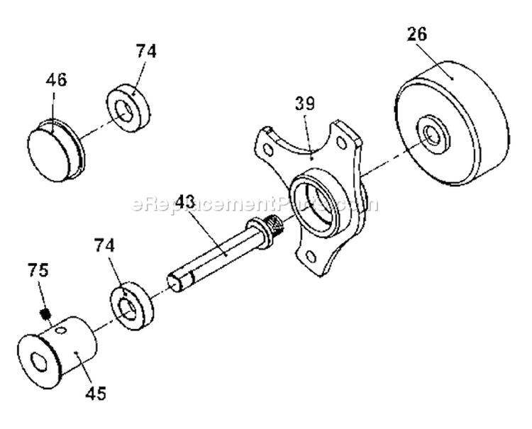 Page C Diagram and Parts List for MOBY X 25cc Tanaka 