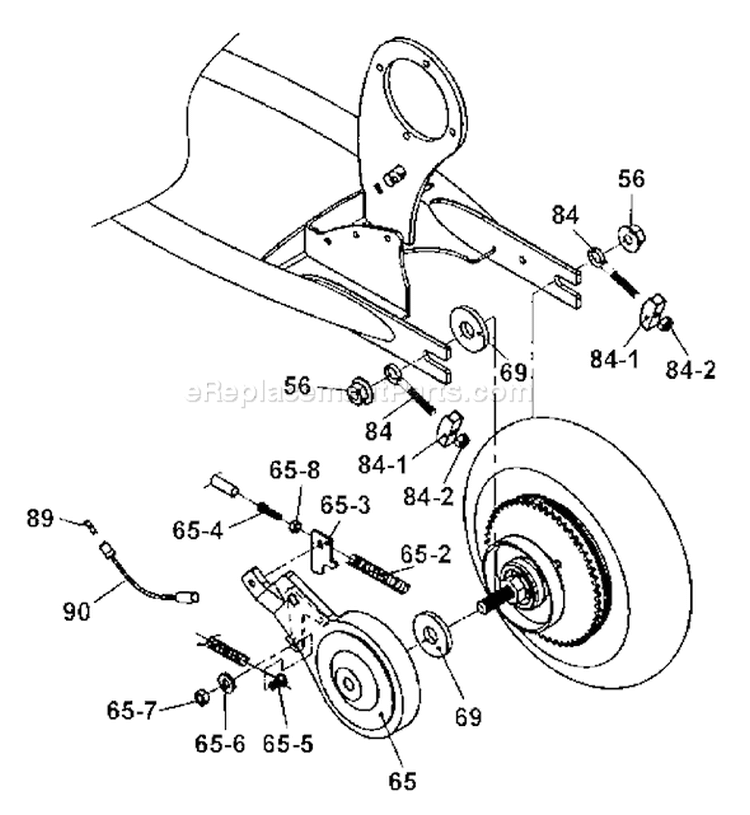 Page P Diagram and Parts List for MOBY X 26cc Tanaka 