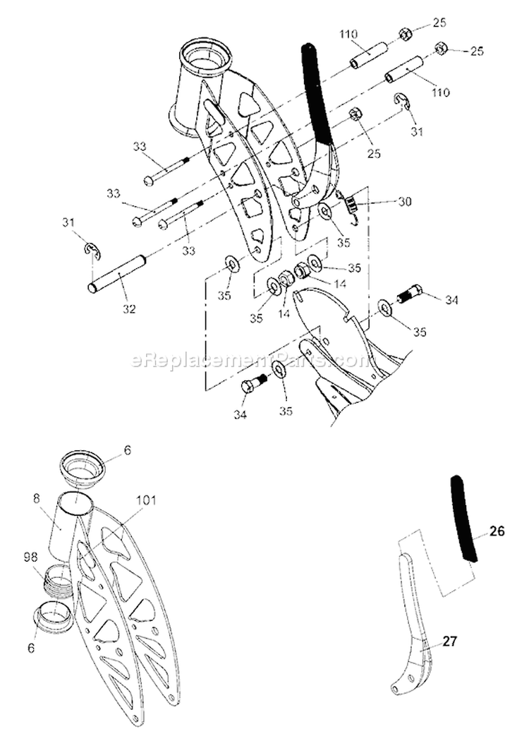 Page P Diagram and Parts List for PB-SE802  Tanaka 