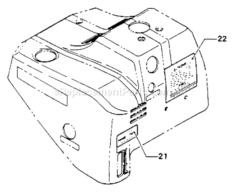 Page F Diagram and Parts List for QBM-23N  Tanaka Engine