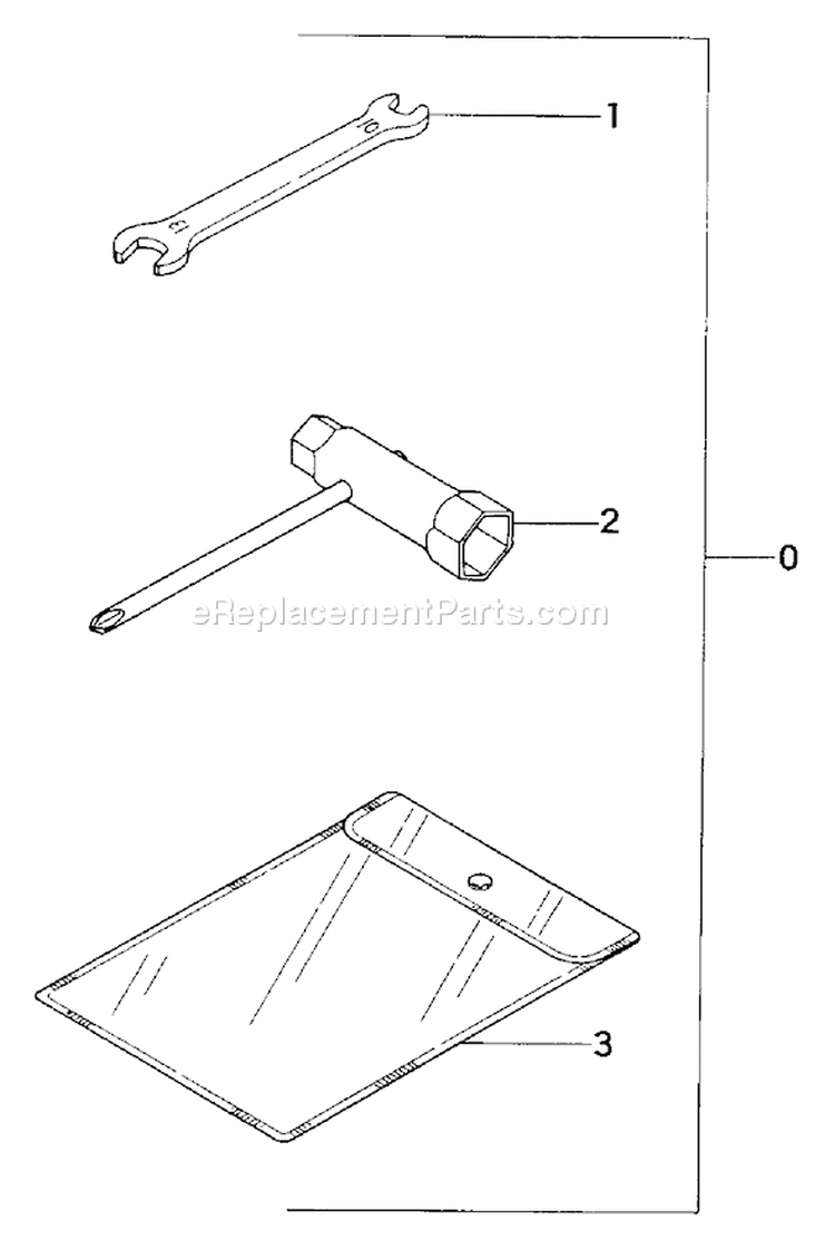 Page F Diagram and Parts List for QBM-23  Tanaka Engine