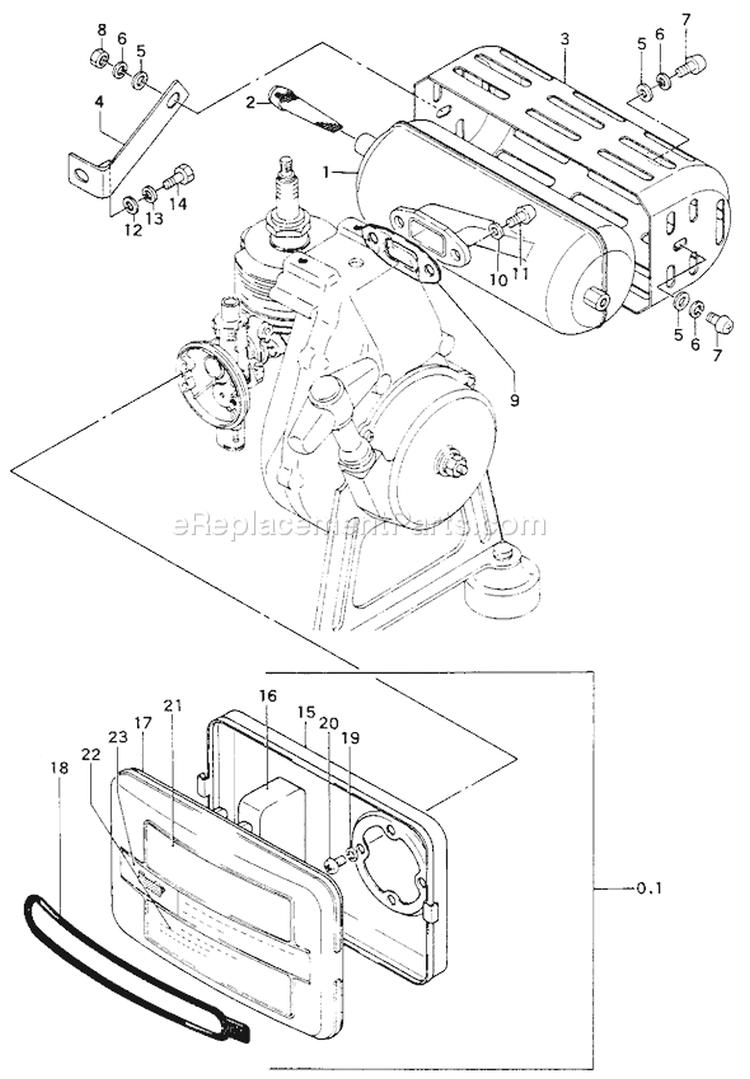 Page A Diagram and Parts List for QEG-250  Tanaka Generator