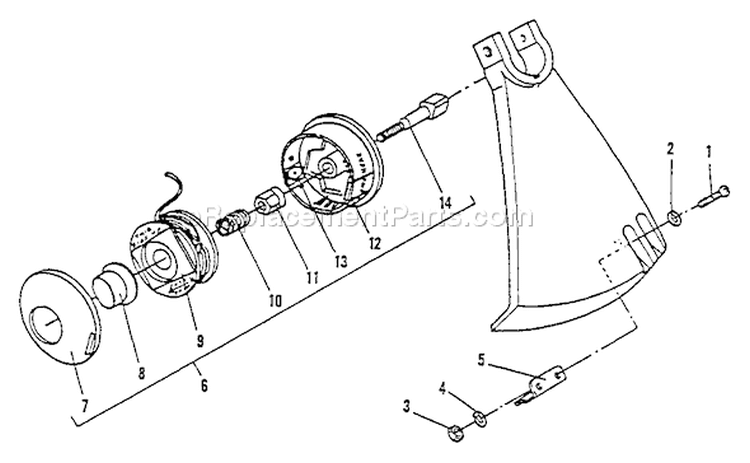 Page D Diagram and Parts List for TBC-200  Tanaka Trimmer