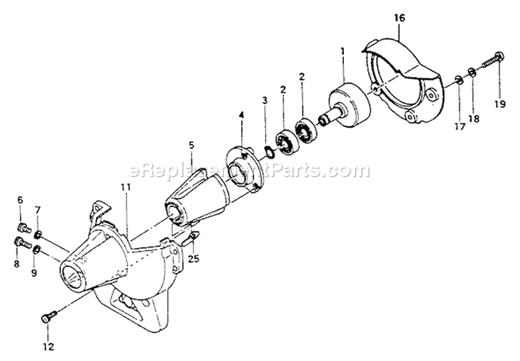 Page B Diagram and Parts List for TBC-220SS  Tanaka Trimmer