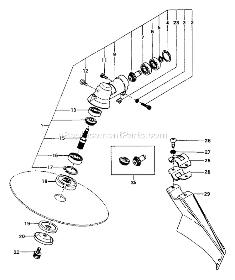 Page E Diagram and Parts List for TBC-220SS  Tanaka Trimmer