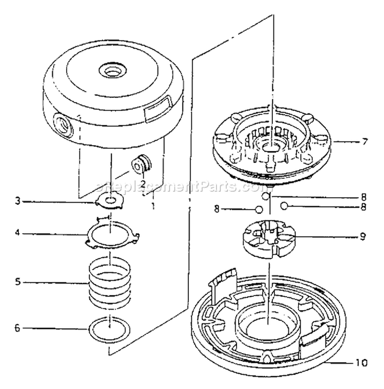 Page G Diagram and Parts List for TBC-220SS  Tanaka Trimmer