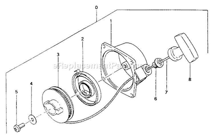 Page H Diagram and Parts List for TBC-220SS  Tanaka Trimmer