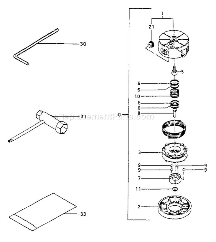Page I Diagram and Parts List for TBC-220SS  Tanaka Trimmer