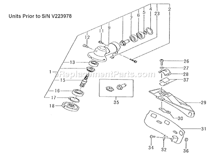 Page N Diagram and Parts List for TBC-2211  Tanaka Trimmer