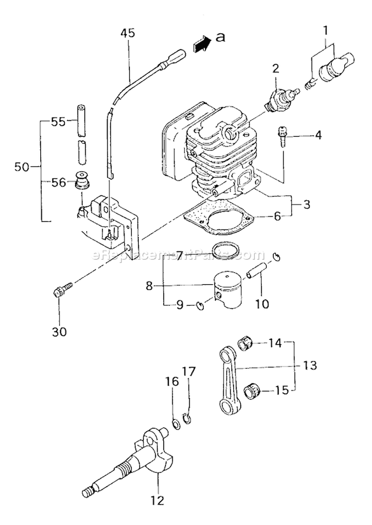 Page J Diagram and Parts List for TBC-2251  Tanaka Trimmer