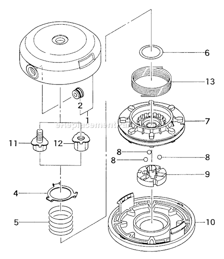 Page C Diagram and Parts List for TBC-2251  Tanaka Trimmer