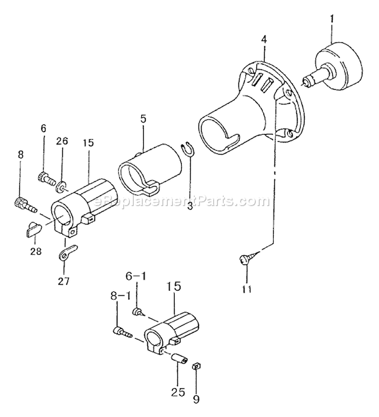Page F Diagram and Parts List for TBC-2251  Tanaka Trimmer