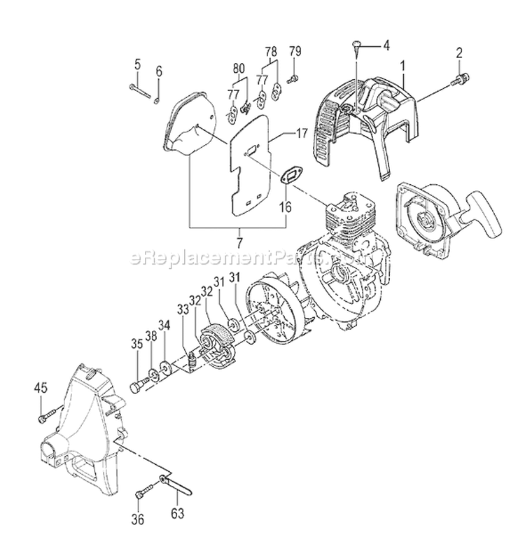 Page J Diagram and Parts List for TBC-225CS  Tanaka Trimmer