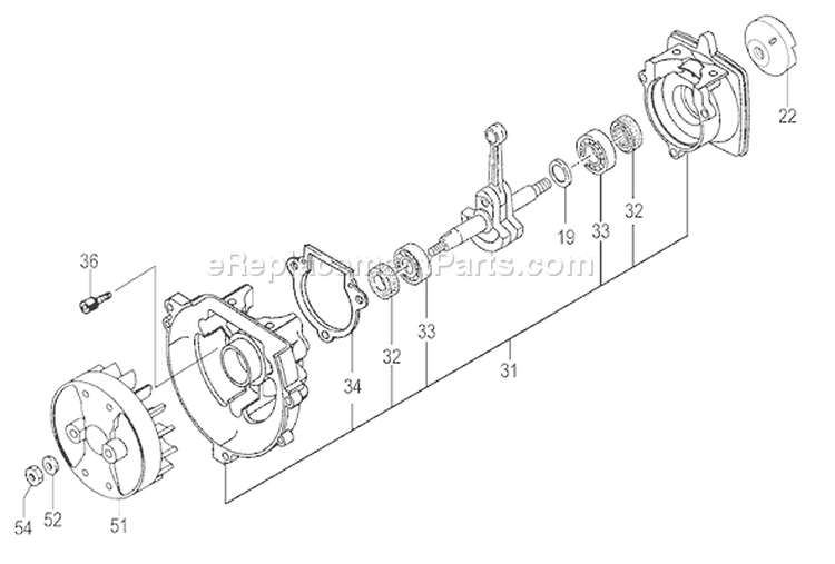 Page C Diagram and Parts List for TBC-225C  Tanaka Trimmer