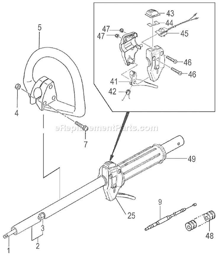 Page F Diagram and Parts List for TBC-225S  Tanaka Trimmer