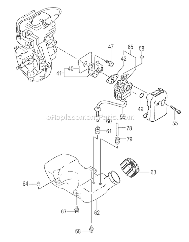 Page H Diagram and Parts List for TBC-225S  Tanaka Trimmer