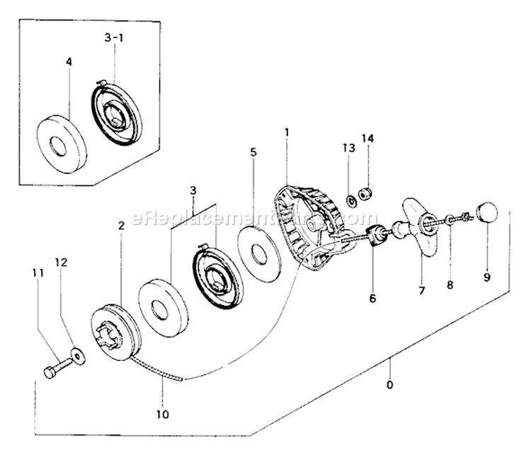 Page I Diagram and Parts List for TBC-232  Tanaka Trimmer