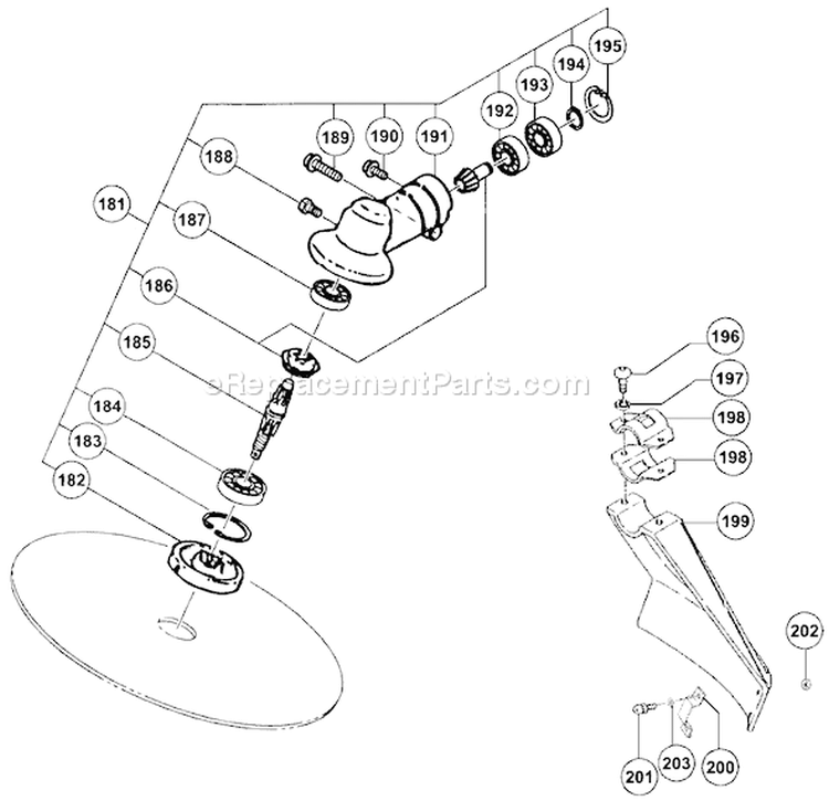 Page E Diagram and Parts List for TBC-240PF  Tanaka Trimmer