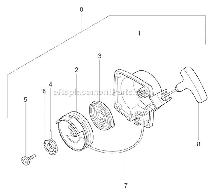 Page L Diagram and Parts List for TBC-245PF  Tanaka Trimmer