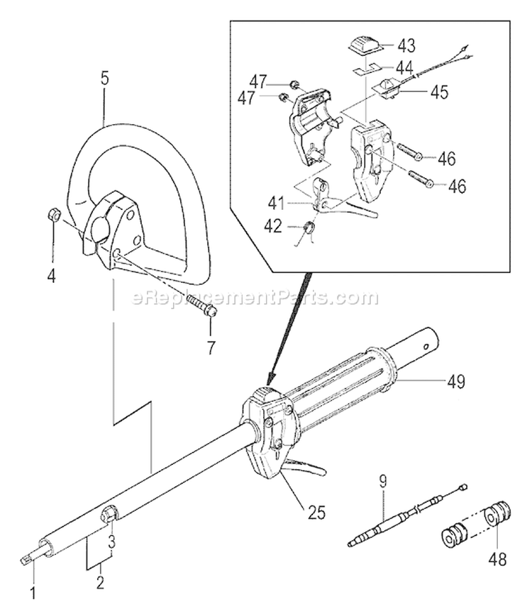 Page G Diagram and Parts List for TBC-245PF  Tanaka Trimmer