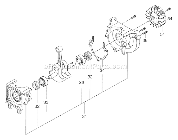 Page C Diagram and Parts List for TBC-2500  Tanaka Trimmer