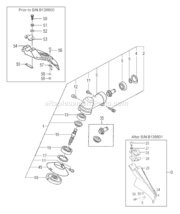 Page I Diagram and Parts List for TBC-2500  Tanaka Trimmer
