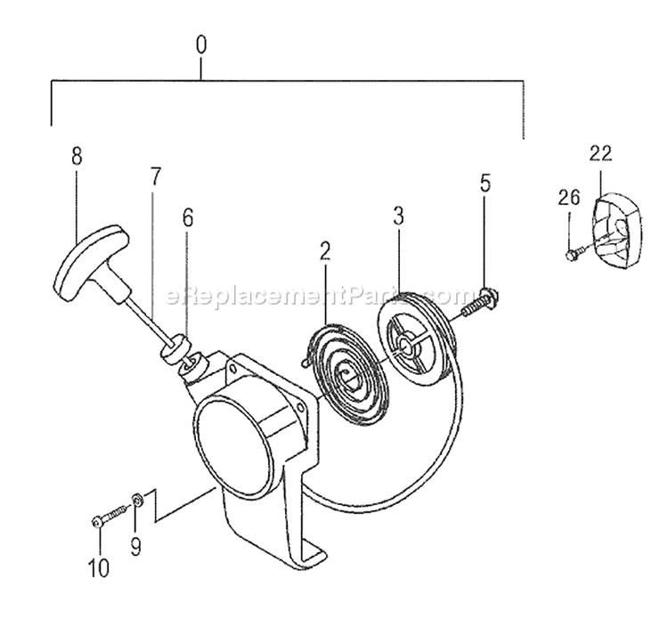 Page J Diagram and Parts List for TBC-2501H C263177 - C263752 Tanaka Trimmer