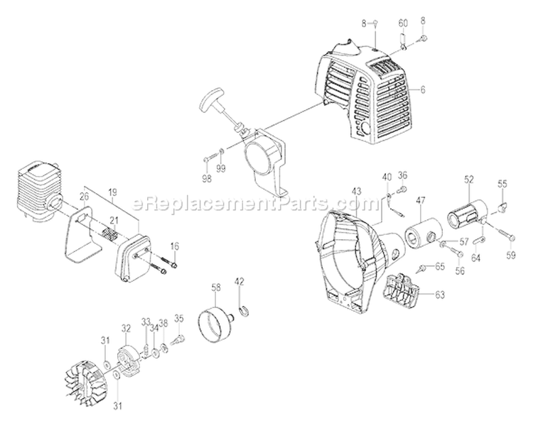 Page C Diagram and Parts List for TBC-2501  Tanaka Trimmer