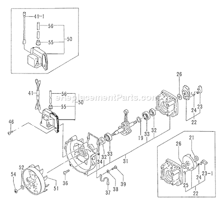 Page F Diagram and Parts List for TBC-250  Tanaka Trimmer