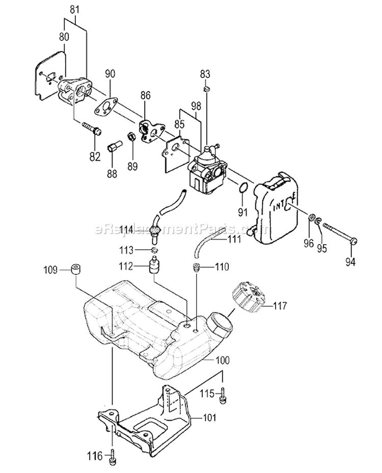 Page I Diagram and Parts List for TBC-255PF  Tanaka Trimmer
