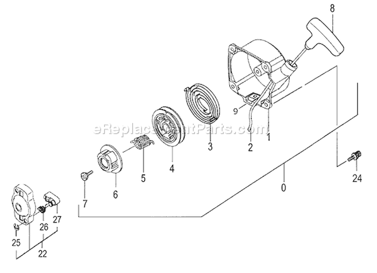 Page S Diagram and Parts List for TBC-255SFK  Tanaka Trimmer