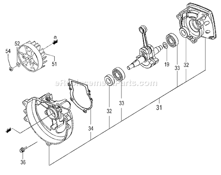 Page E Diagram and Parts List for TBC-255SFK  Tanaka Trimmer