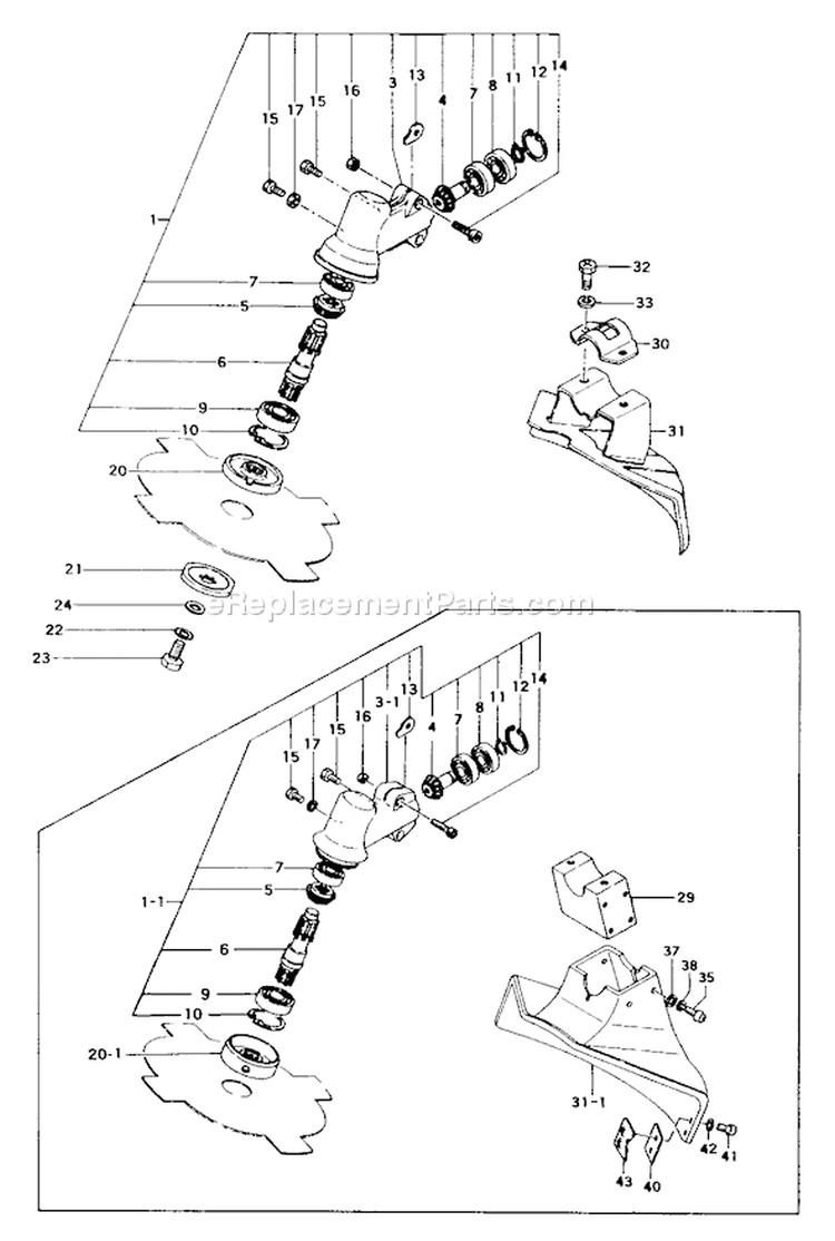 Page E Diagram and Parts List for TBC-262  Tanaka Trimmer