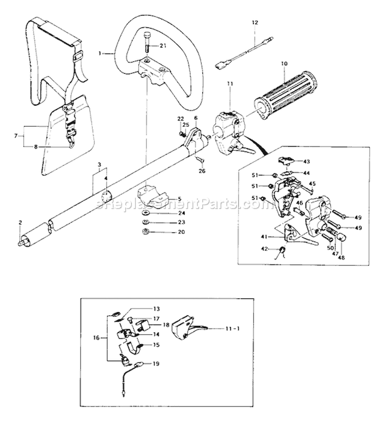 Page F Diagram and Parts List for TBC-262  Tanaka Trimmer