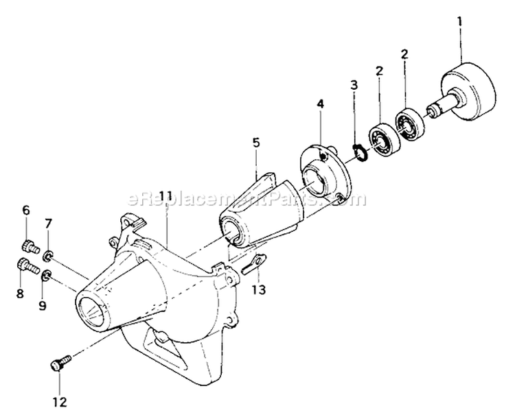 Page B Diagram and Parts List for TBC-265  Tanaka Trimmer