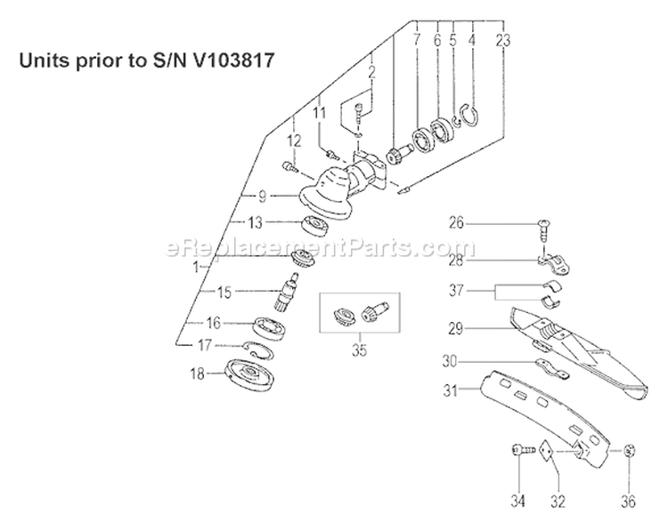 Page J Diagram and Parts List for TBC-270PF  Tanaka Trimmer