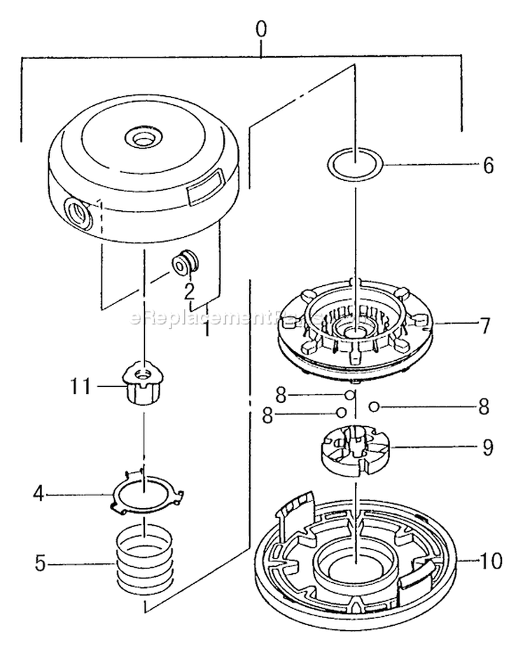 Page A Diagram and Parts List for TBC-270PND  Tanaka Trimmer