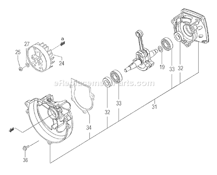 Page B Diagram and Parts List for TBC-280PF  Tanaka Trimmer