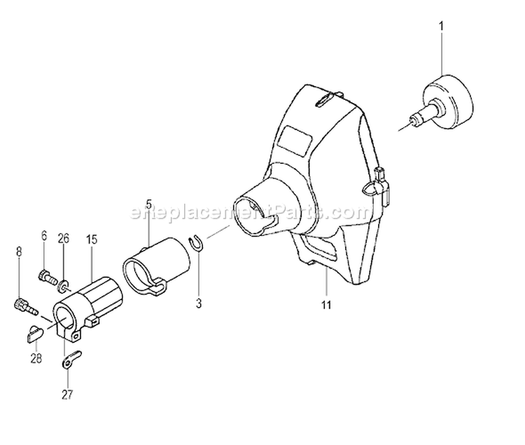 Page G Diagram and Parts List for TBC-280  Tanaka Trimmer