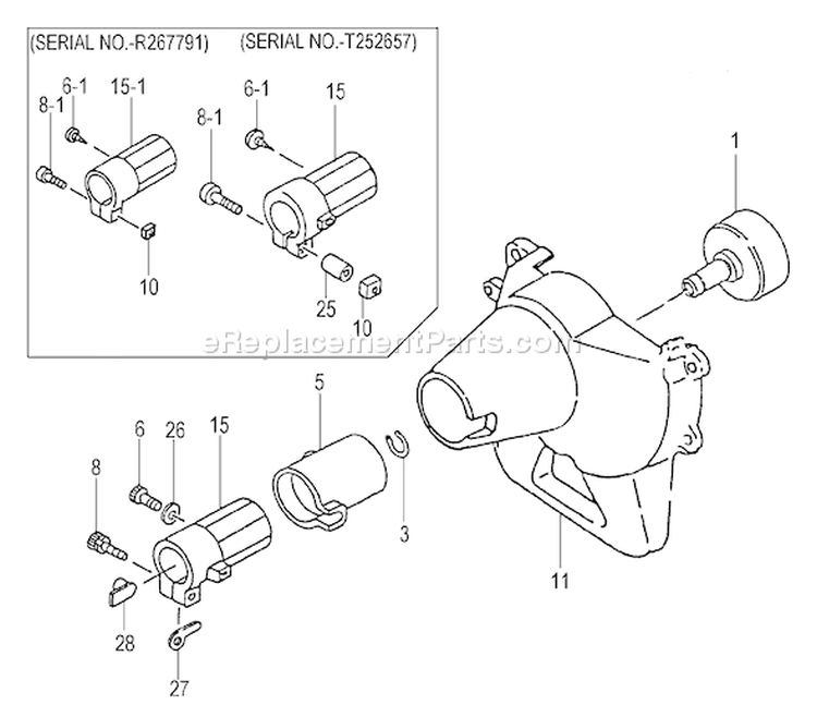 Page D Diagram and Parts List for TBC-3010  Tanaka Trimmer