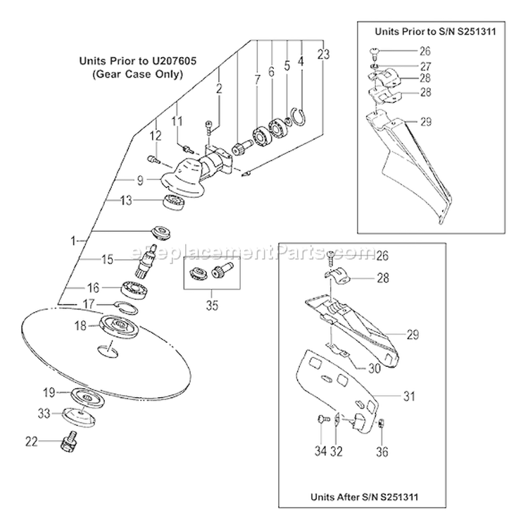 Page F Diagram and Parts List for TBC-3010  Tanaka Trimmer