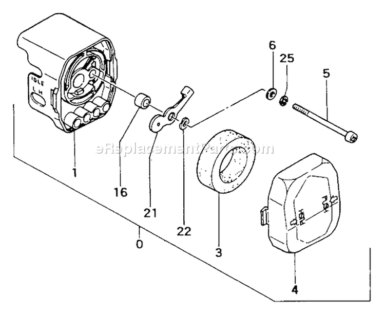 Page A Diagram and Parts List for TBC-322  Tanaka Trimmer